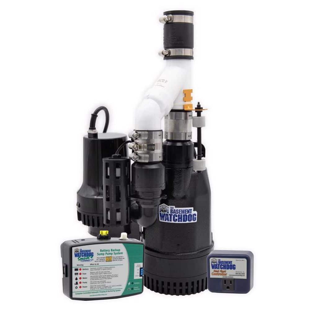 Big Combo CONNECT 1/2 HP Primary and Battery Backup Sump Pump System with Smart WiFi Capable Monitoring Controller price history on PriceWatchPro