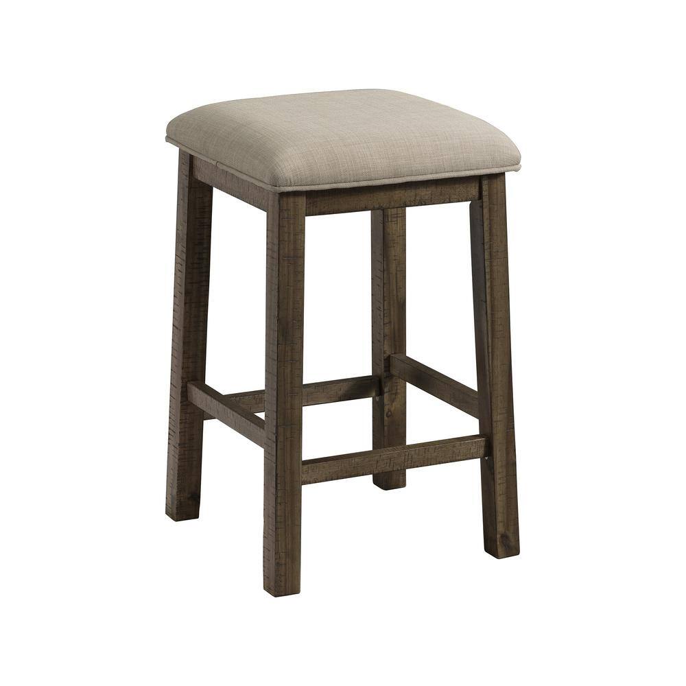 Gray Transitional Rectangular Pub Table Set with 4 Chairs