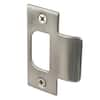 Defiant Satin Nickel Security Latch Strike 70292 - The Home Depot