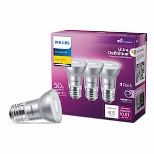 50-Watt Equivalent PAR16 Ultra-Definition Dimmable E26 LED Light Bulb Bright White 3000K (3-Pack)