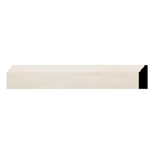 WM947 0.38 in. D x 1.25 in. W x 96 in. L Wood (Maple) Colonial Casing Moulding