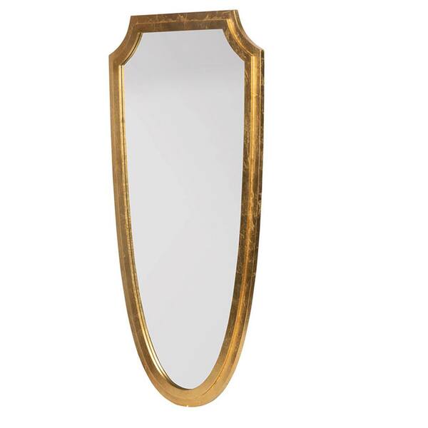 A & B Home 46 in. x 24 in. Modern Oval Framed Decorative Mirror