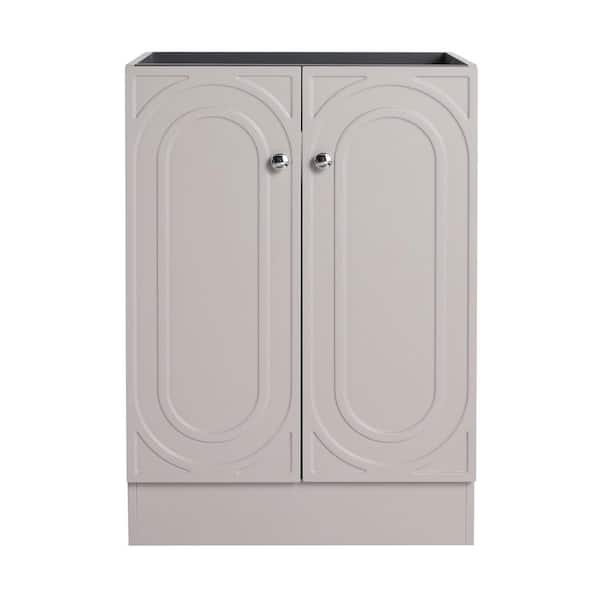 23.25 in. Bath Vanity Cabinet without Top in Khaki Unassembled