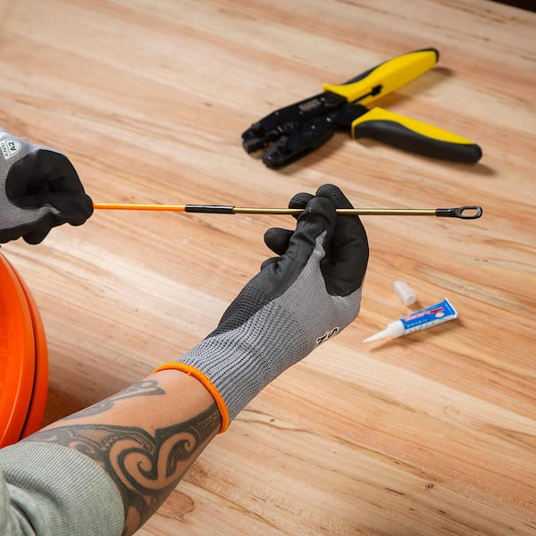 0.58 ft Fiberglass Fish Tape Repair Kit