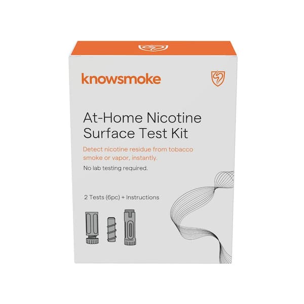 Knowsmoke DIY At-Home Cigarette Smoke Residue Test Kit (2 Tests)