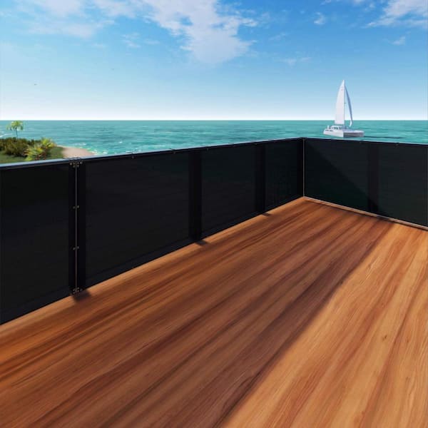 3 ft. x 15 ft. Deck Balcony Privacy Screen for Deck Pool Fence Railings Apartment Balcony Privacy Screen