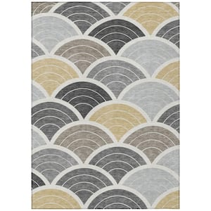 Washable Abstract Shape Rug Addison Rugs Chantille Machine Washable Indoor/Outdoor Abstract ACN3095 ...