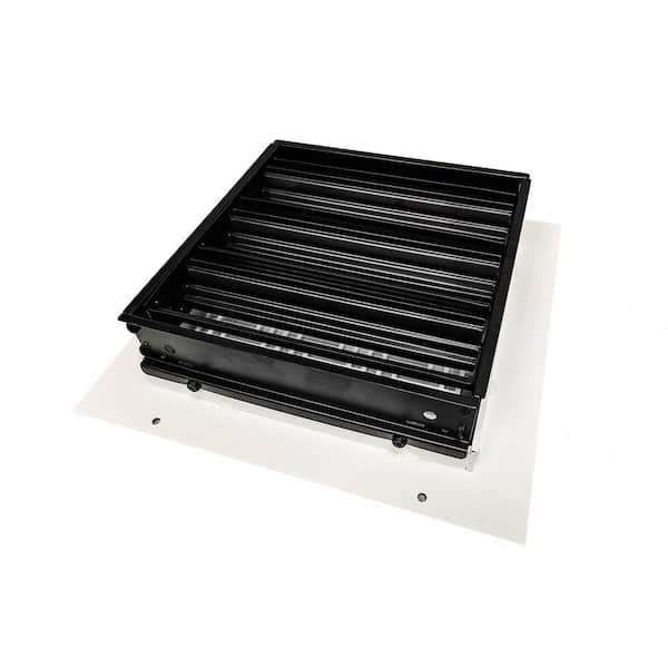 SteelCrest Herringbone 8 in. x 8 in., White/Powder Coat, Wall or