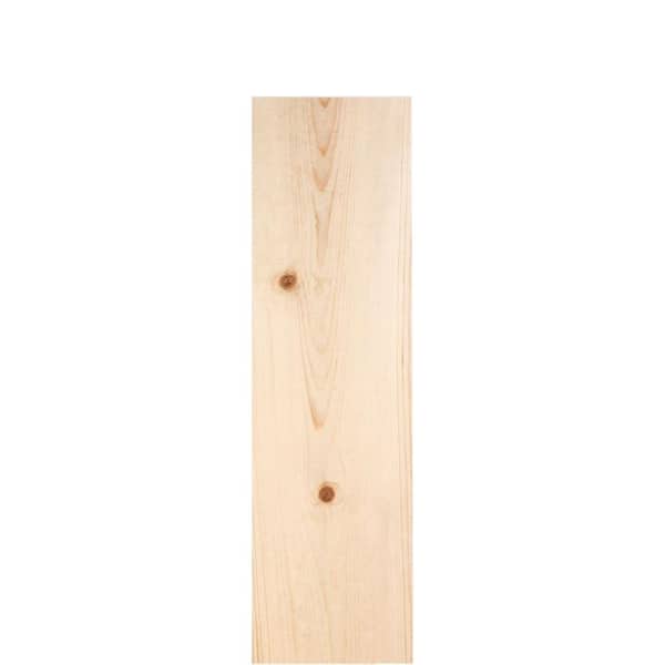 1 in. x 8 in. x 8 ft. Common Whitewood Board