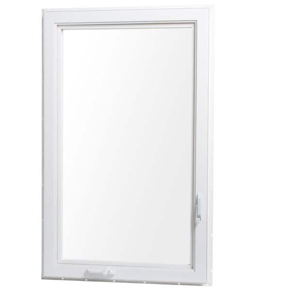 TAFCO WINDOWS 30 in. x 48 in. Left-Hand Vinyl Casement Window with Screen -  White VCAL3048 - The Home Depot