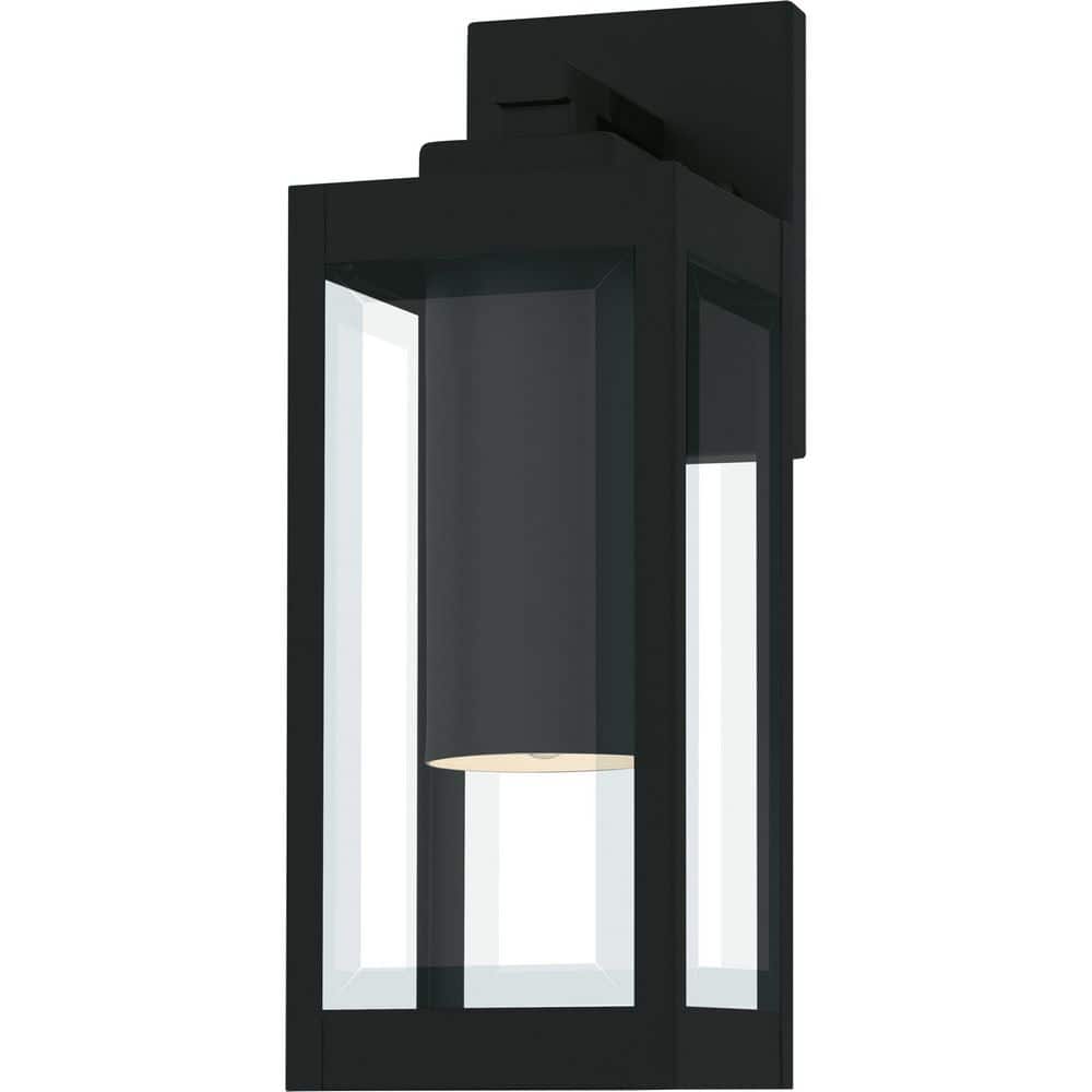 Westover 14.25 in. Earth Black Outdoor Hardwired Wall Lantern Sconce with No Bulbs Included price history on PriceWatchPro