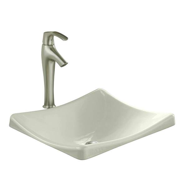 KOHLER DemiLav Wading Pool Vessel Sink in Tea Green-DISCONTINUED