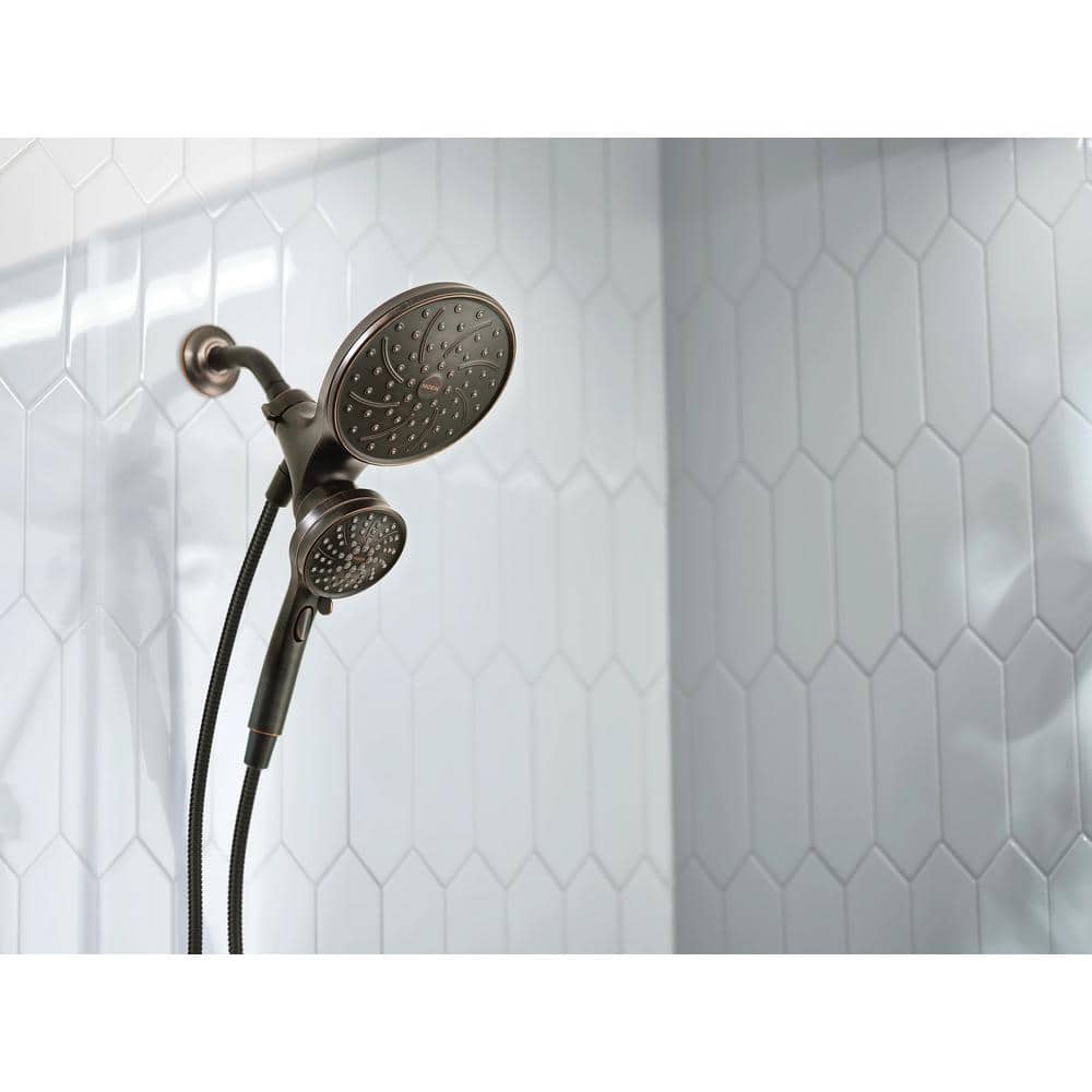 Mediterranean Bronze Multi-Head Wall Mounted Shower Faucet