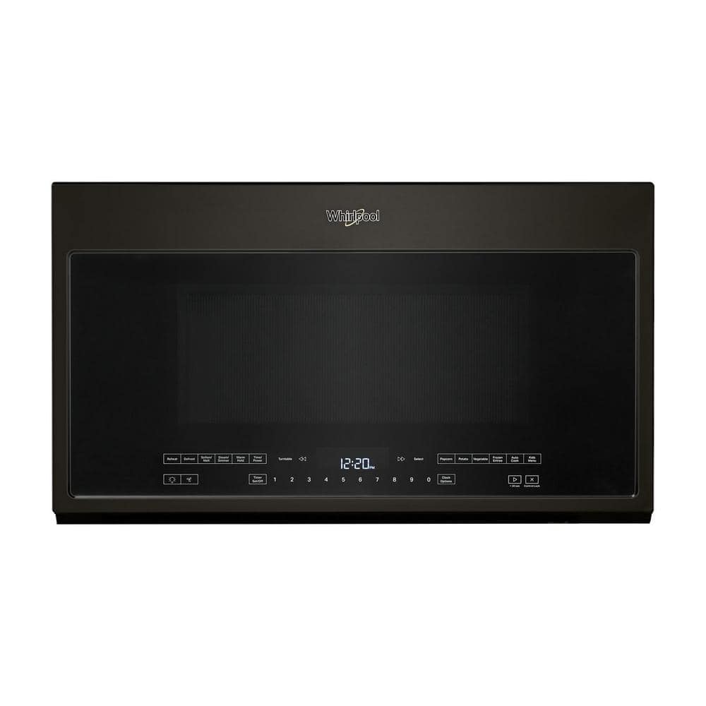 Whirlpool 2.1 cu. ft. Over the Range Microwave in Black Stainless
