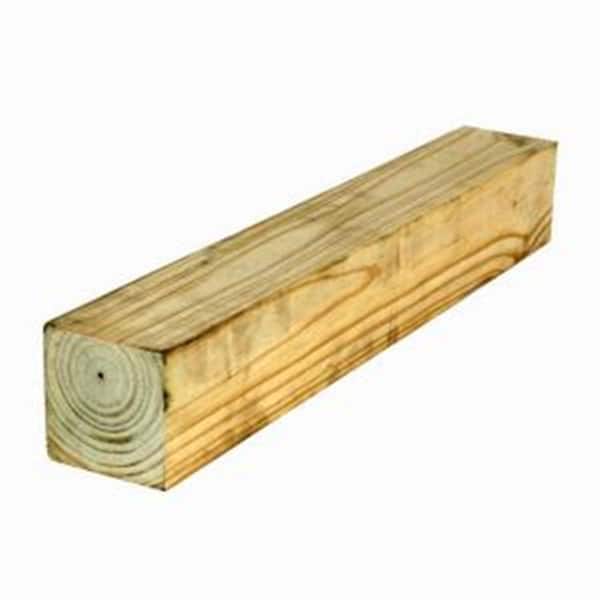 Unbranded 4 in. x 4 in. x 8 ft. #2 Pressure-Treated Timber