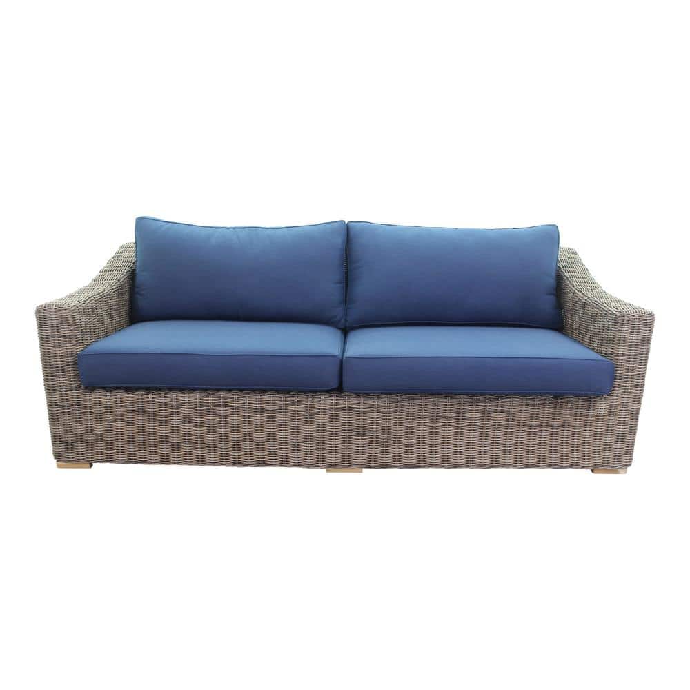 Courtyard Casual Tivoli 4Piece Aluminum Patio Conversation Set with