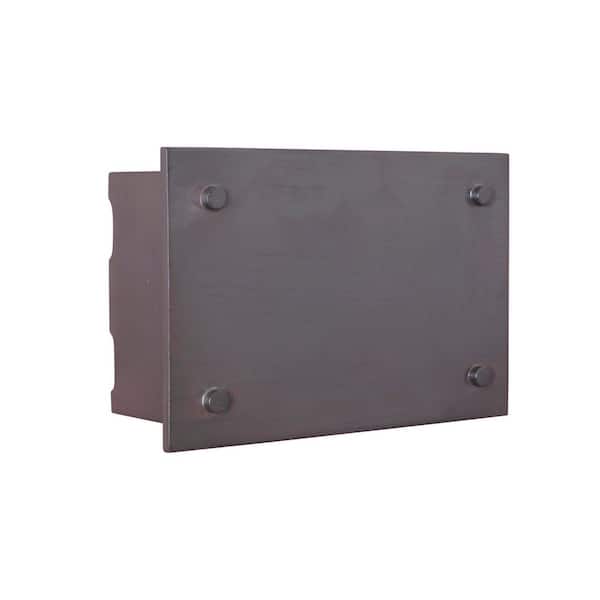 Hardwired Classic 2-Note Doorbell Chime for Front Door, Single-Note for Second Entrance, Illuminated Lighted LED, Bronze