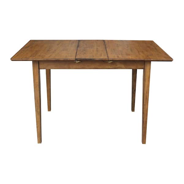International Concepts 32 in. x 60 in. wide Pecan Shaker Dining Table