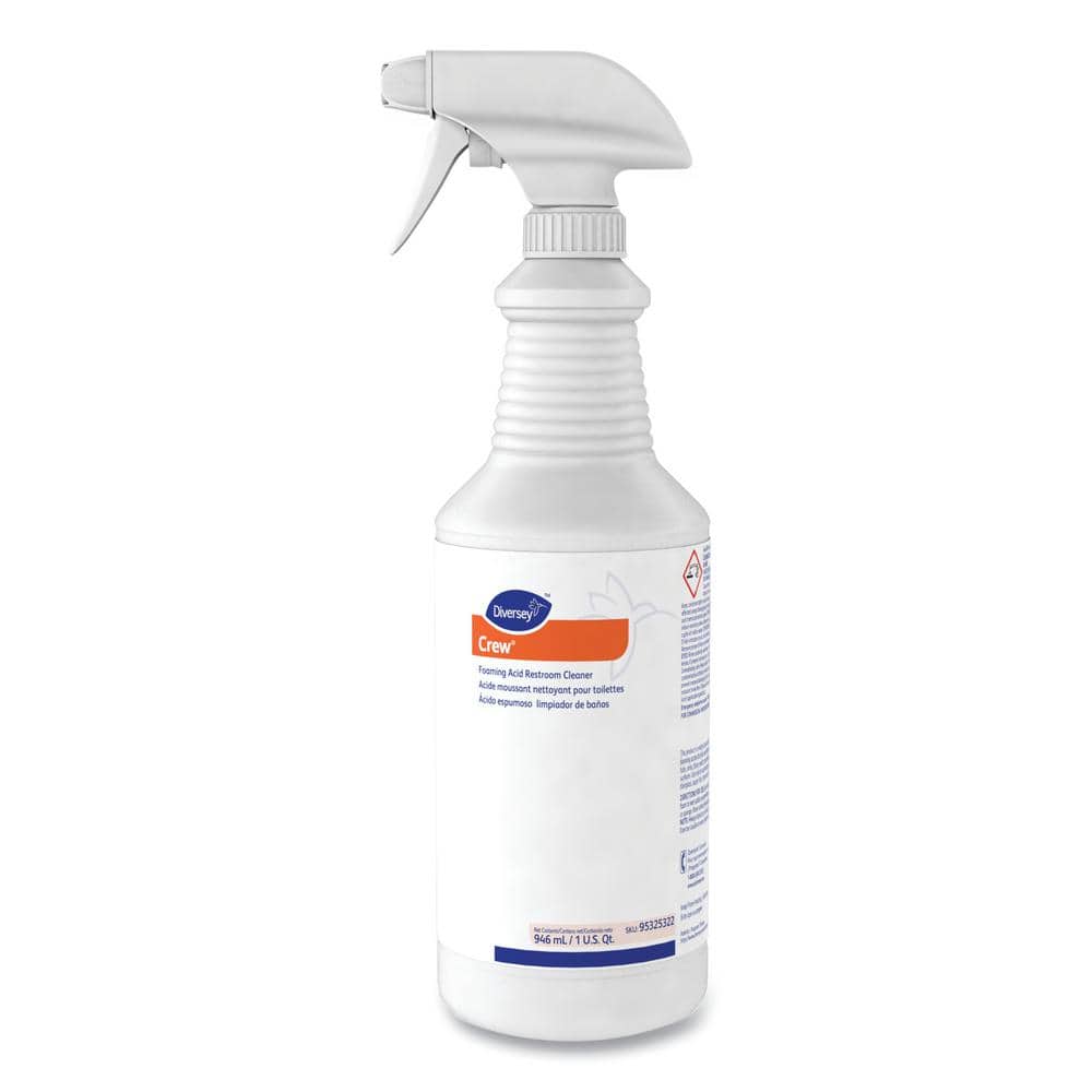 Crew® Mint Toilet Bowl Cleaner 32 FLOZ Heavy Duty RTU Hydrochloric Acid  12/Case