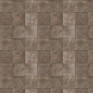 Farmstead Gray 8 in. x 8 in. Textured Porcelain Concrete Look Wall and Floor Tile (10.763 sq. ft. /Case)