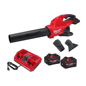 M18 FUEL Dual Battery 145 MPH 600 CFM 18V Brushless Cordless Battery Powered Blower w/(2) 8.0 Ah FORGE Battery, Charger