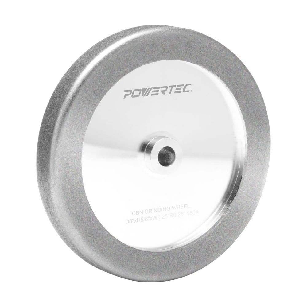 8 in. x 1-1/4 in. W, 5/8 in. Arbor, 4-in-1 CBN Sharpening Wheel, 180 Grit w. Radius Edge and Side Face for Bench Grinder price history on PriceWatchPro