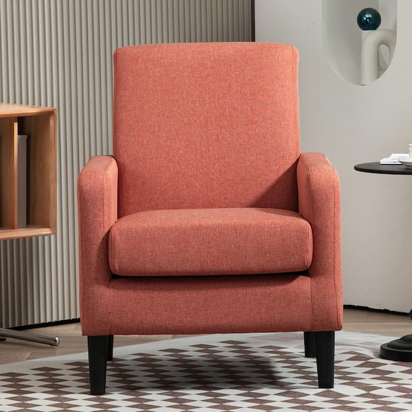 US Pride Furniture Minimalist Elegant Style Red Arm Chair