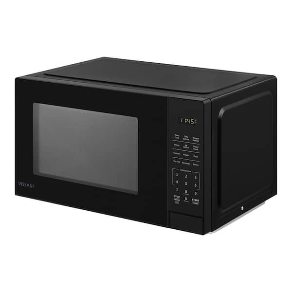 1.1 cu. ft. 1000-Watt Countertop Microwave in Black