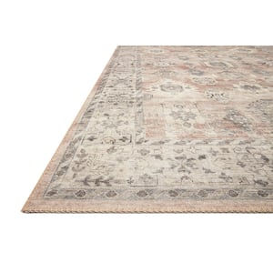 Hathaway Java/Multi 9 ft. x 12 ft. Traditional Distressed Printed Area Rug
