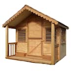6 ft. x 6 ft. Little Alexandra's Cottage Deluxe Playhouse Kit with Covered Front Porch