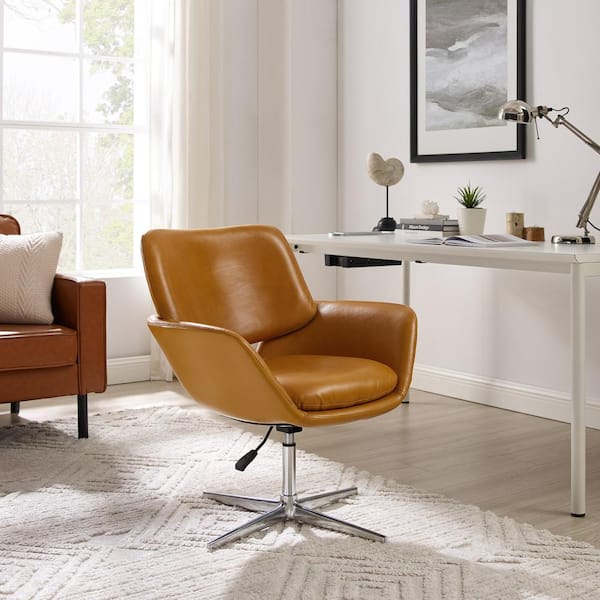 Kinsey Low Back Office Chair - Chrome Base