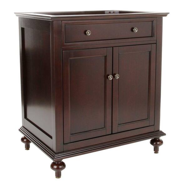 Hembry Creek Glenayre 30 in. W x 21 in. D x 34 in. H Vanity Cabinet Only in Dark Espresso