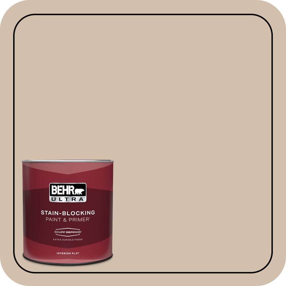 1 qt. #700C-3 Pecan Sandie Extra Durable Flat Interior Paint & Primer price history on PriceWatchPro