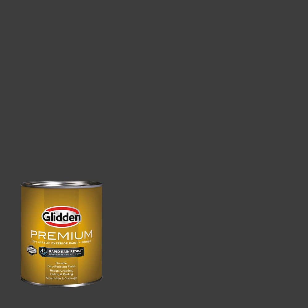 Glidden Premium 1 qt. PPG0995-7 Starless Sky Satin Exterior Latex