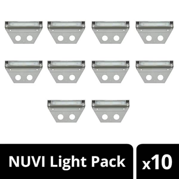 Hinkley Landscape Lighting Nuvi Medium Hardscape Lights (Set of 10), Titanium