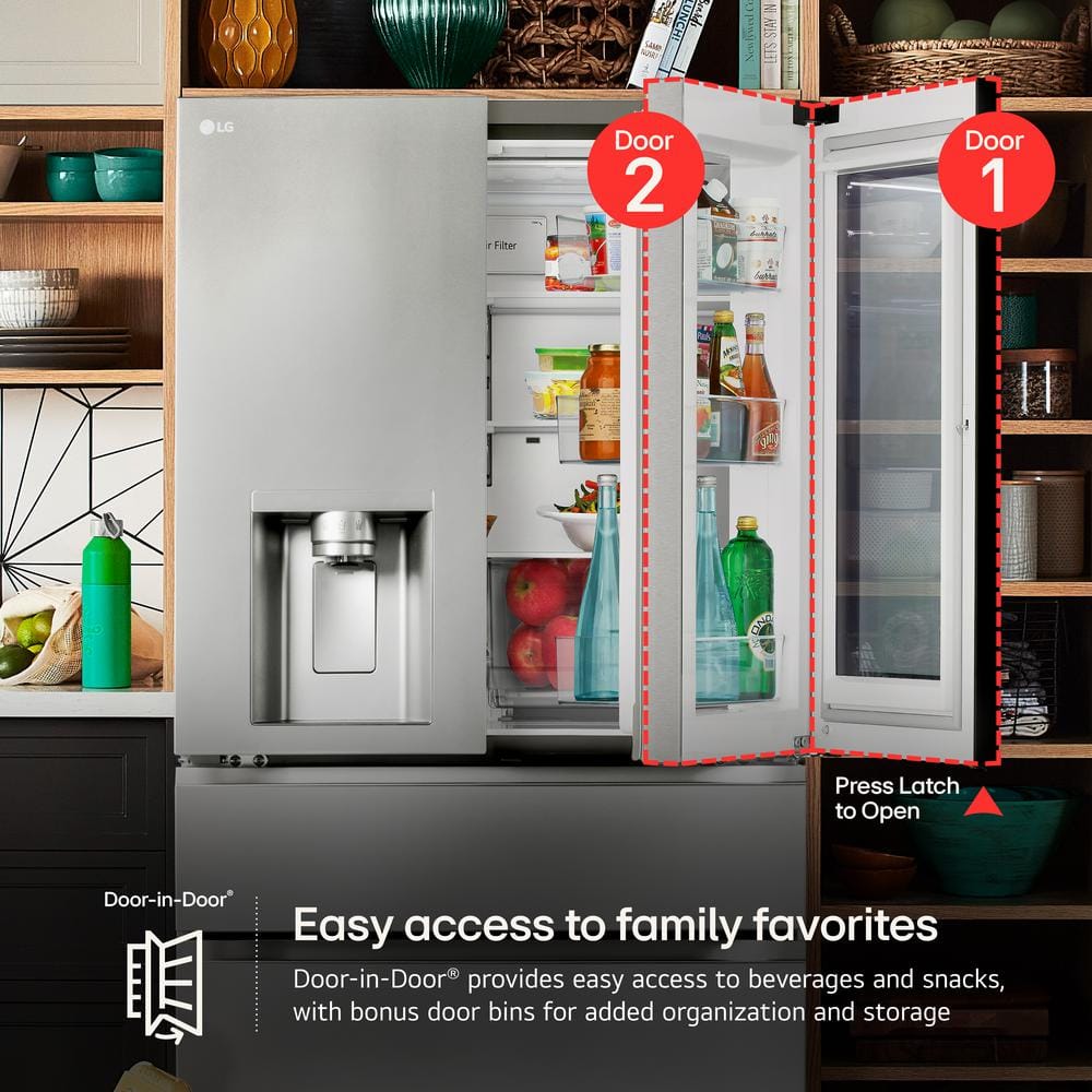 LG 29 Cu. Ft. Stainless Steel Smart French Door Refrigerator with Ice Maker