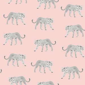 Prowl Pink Jaguars Wallpaper Sample