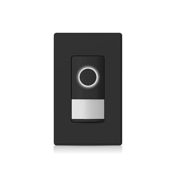 ELEGRP Smart Sensor Light Switch Single Pole 2. 4GHz Wi-Fi Dimmer Switch Compatible w/Alexa and Google Assistant Black 1 Pieces
