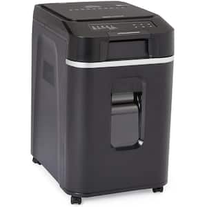 200-Sheet Auto Feed Cross Cut Paper Shredder with 8.5 Gal. Pullout Basket in Black