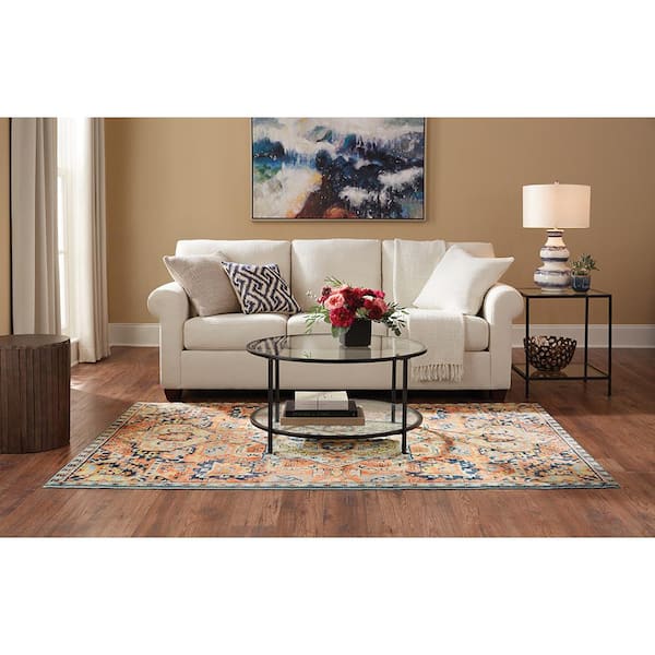 Cadence Multi 10 ft. x 12 ft. Medallion Area Rug