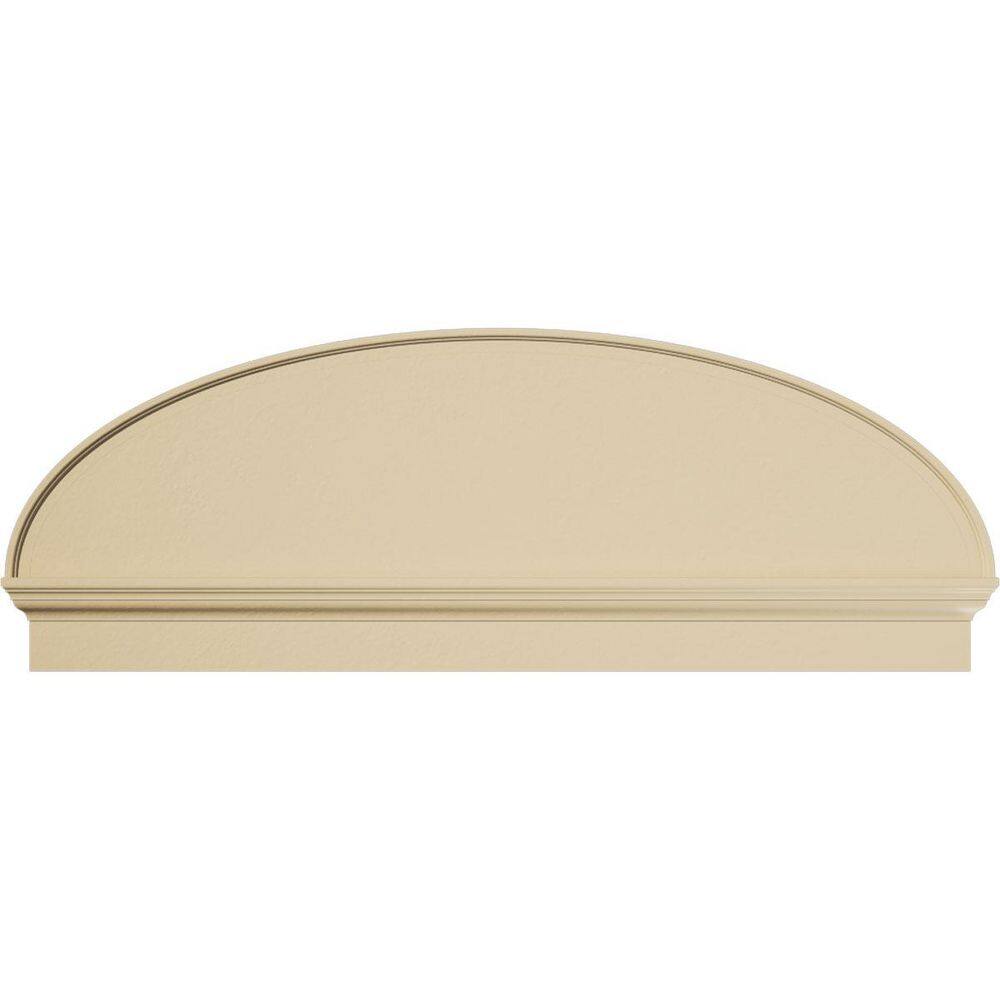 60-in. W x 21-7/8-in. H x 2-3/4-in. P Elliptical Smooth Signature Urethane Combination Pediment, Primed Tan price history on PriceWatchPro