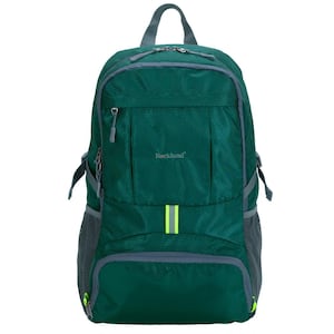 19 in. Green Packable Stowaway Backpack