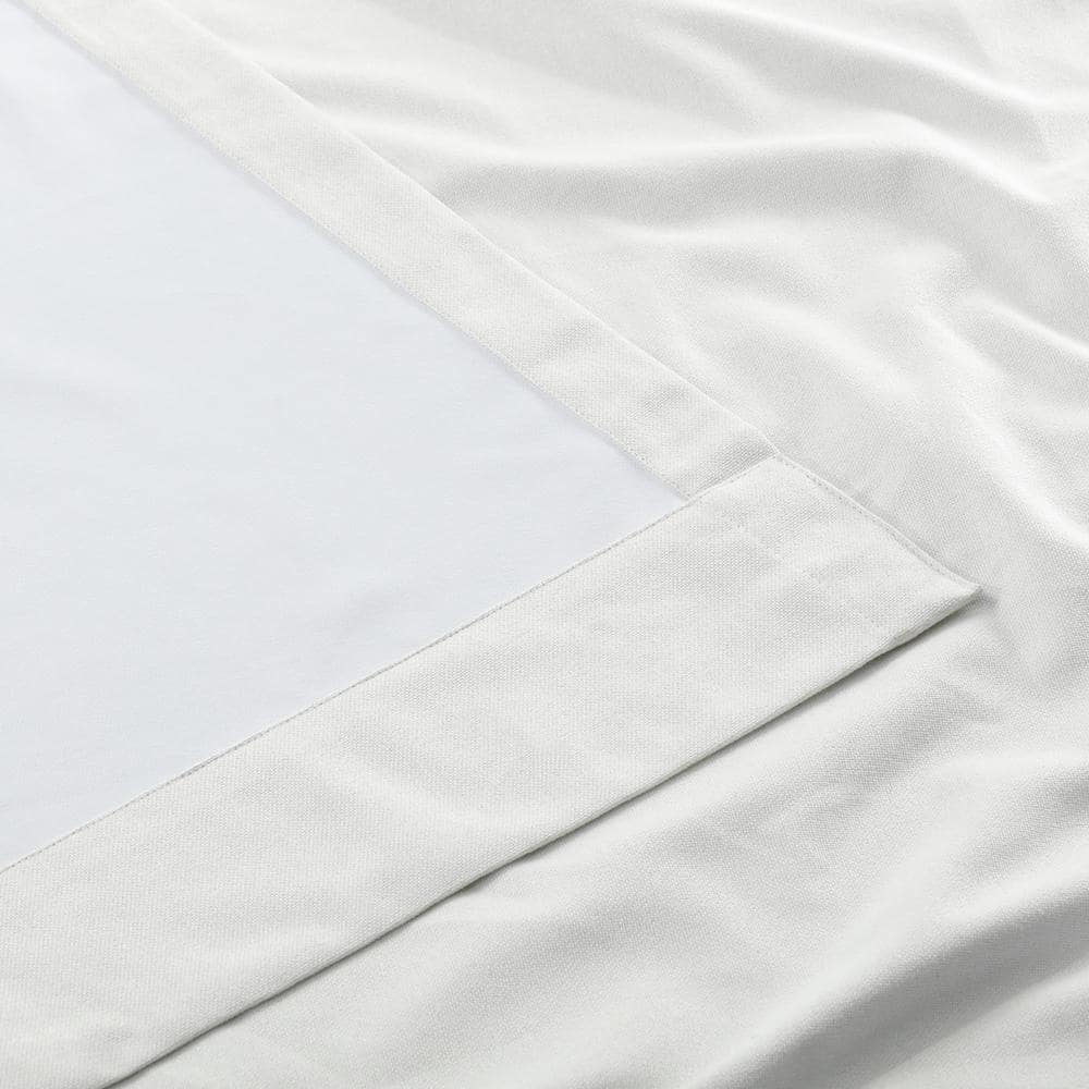 Starlight Off White 84-Inch Thermal Linen Blackout Curtain