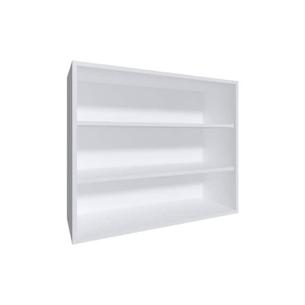 36 in. W x 12 in. D White Modern Decorative Wall Shelf for Bedroom