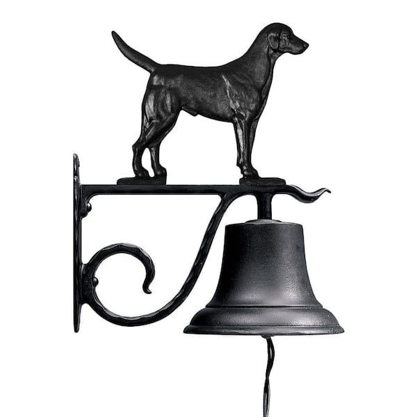 Whitehall Products Large Bell Black Lab in Black
