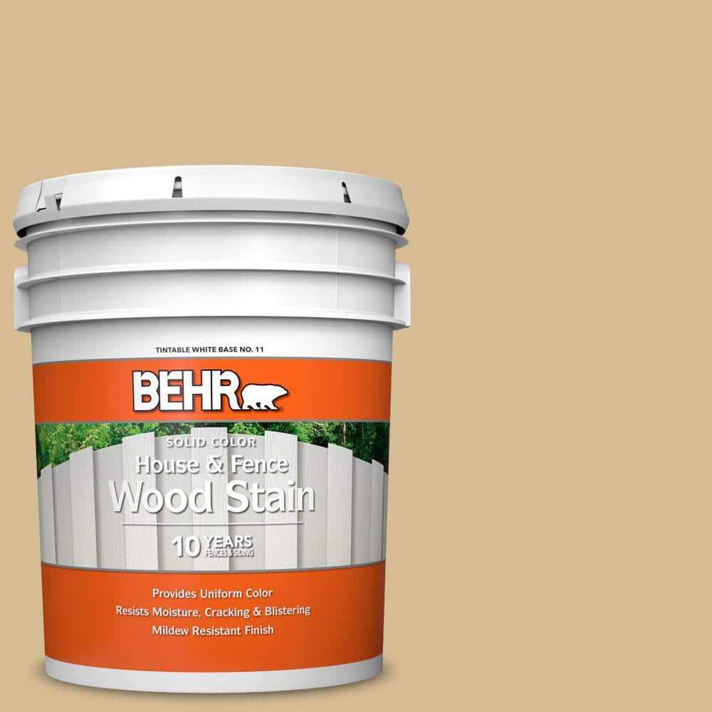 BEHR 5 gal. #330F-4 Pebble Path Solid Color House and Fence Exterior ...