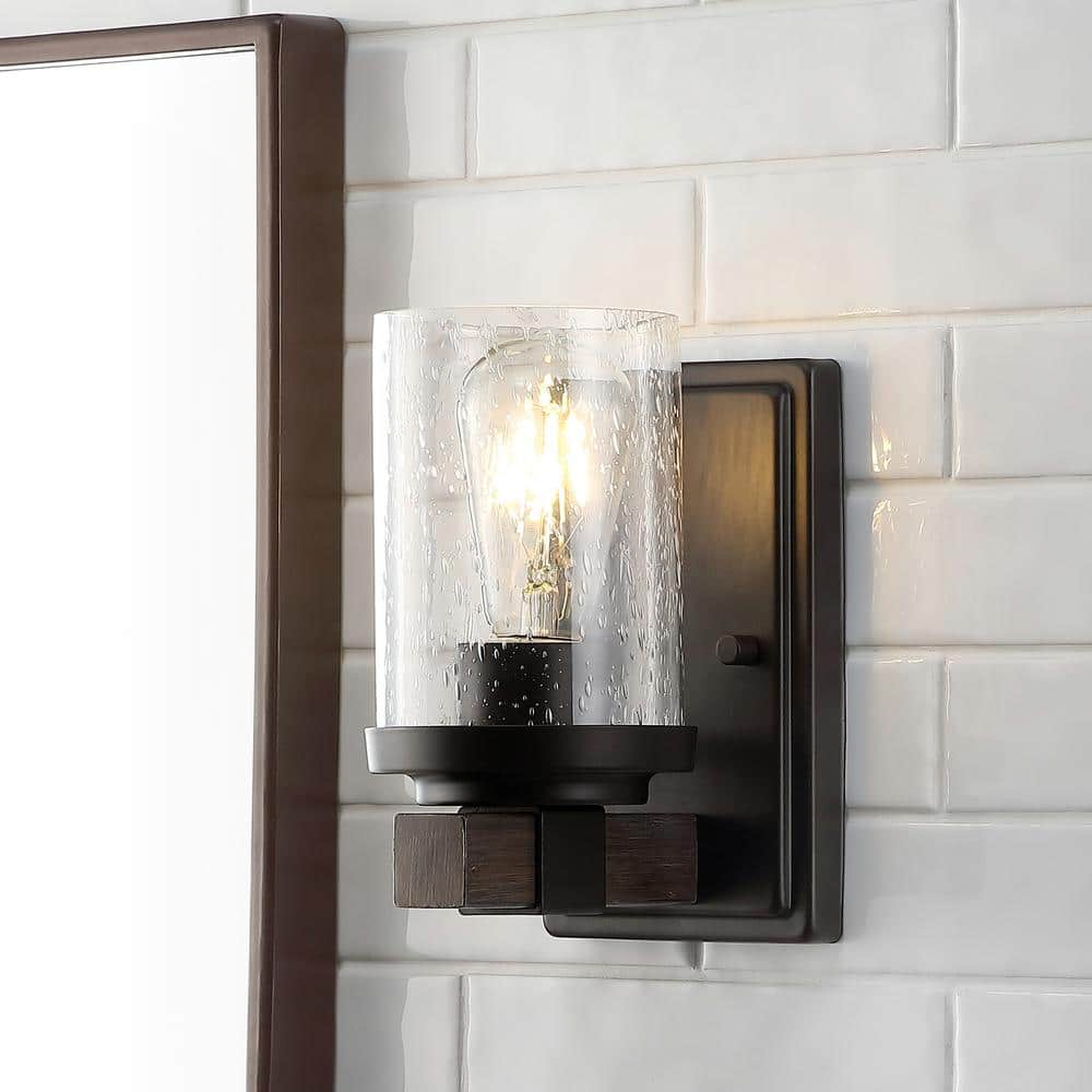 Bungalow Oil-Rubbed Bronze Cylinder LED Vanity Light