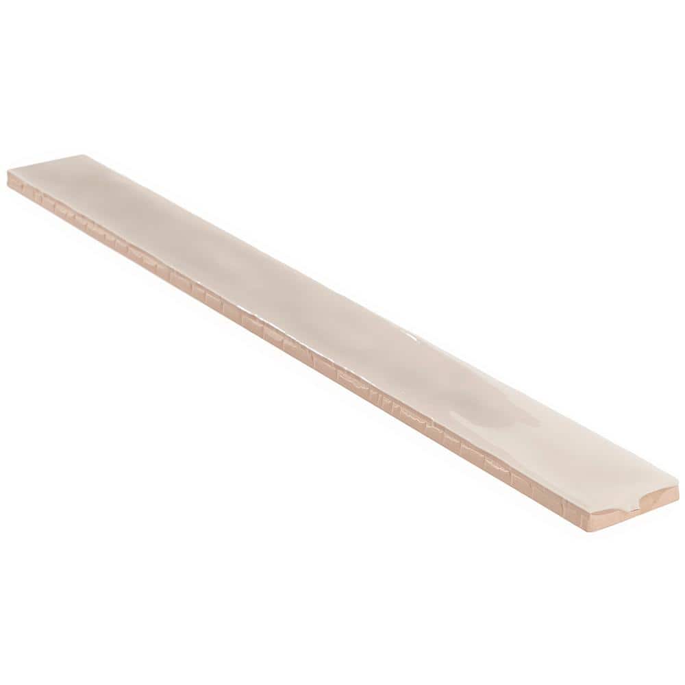 Capetown Beige 2" x 20" Polished Ceramic Subway Wall Tile