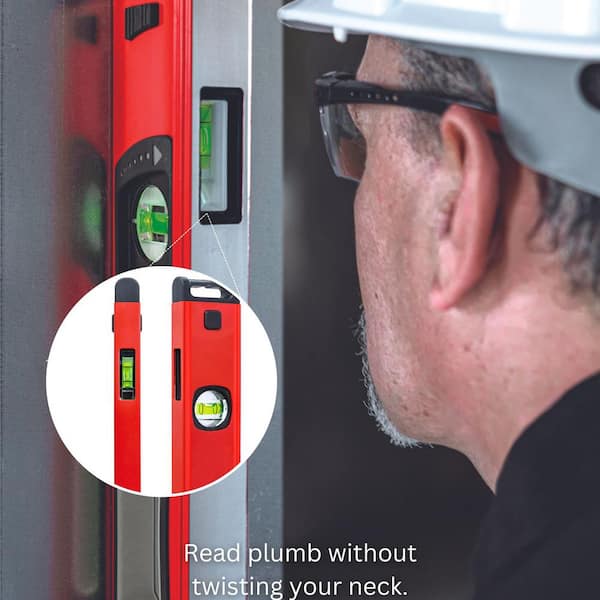 Kapro 24 in. Vulcan Box Level with Magnified Vials and Plumb Site