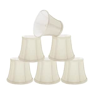 6 in. x 5 in. Ivory Bell Lamp Shade (6-Pack)